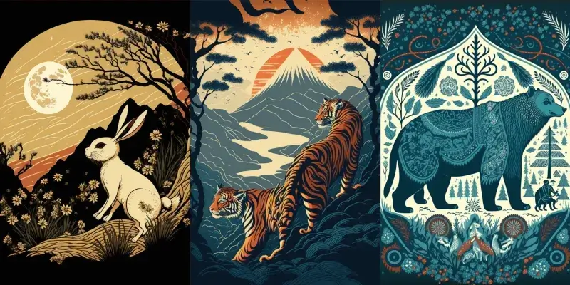 Midjourney Prompt – Folk Art