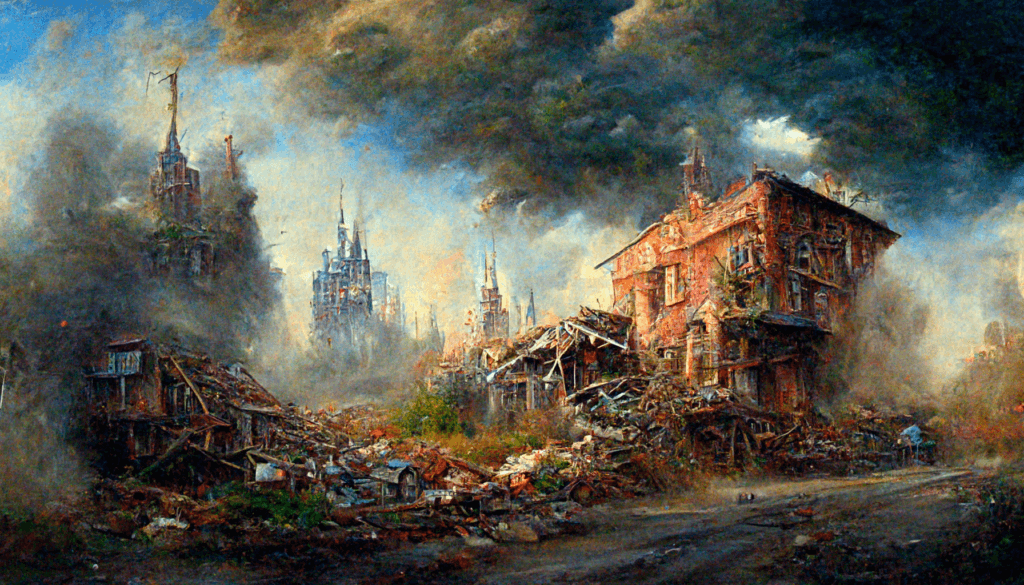 Midjourney Prompt – Post-Apocalyptic Scenes